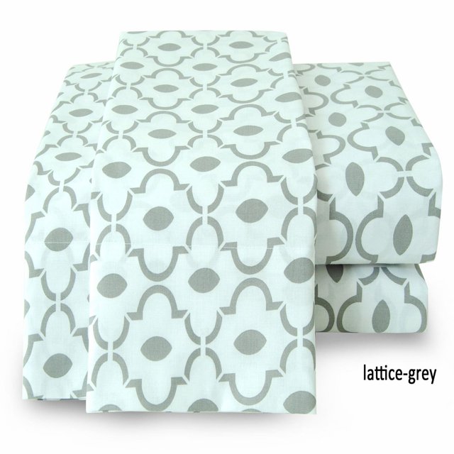 Johnson Home 200 TC Bed Sheet Set - Printed Cotton Sheets