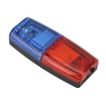 thumbnail image 1 of Mini LED Strobe Light, Energy Efficient USB Rechargeable Warning Shoulder Light  for Cycling Red and Blue,Yellow,Blue and Yellow,Red,Transparent, 1 of 8