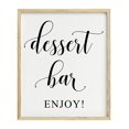 thumbnail image 1 of Bar à Dessert, Enjoy! Panneau de Fête de Mariage Déco Signalisation - Cadre Non Inclus, 1 of 1