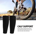 thumbnail image 4 of CUITING 2 Pcs Manchons de Jambe Élastiques Bande Protectrice Respirante de Compression pour Mollet pour Sports de Plein Air Rose, 4 of 8