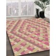 thumbnail image 3 of Ahgly Company Tapis d'Intérieur Rectangulaires Transitionnels Rouges Lavables à la Machine, 8 Pieds x 10 Pieds, 3 of 7