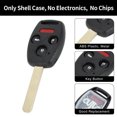 thumbnail image 4 of Unique Bargains 4 Buttons Keyless Entry Remote Fob Key Shell Case for Honda Accord 2003-2007, 4 of 7