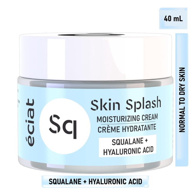 Eciat Moisturizing Crème avec 4D Acide hyaluronique, vitamine E & Squalane : l'amélioration & Plombage , tous les types de peau , visage & Cou 1.35 - Oui, oui. 40 ml