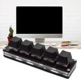 thumbnail image 2 of Mechanical Gaming Keyboard 87 Key Wired Red Switch RGB Backlight Anti-Ghosting for PC Computer L3I8, 2 of 6