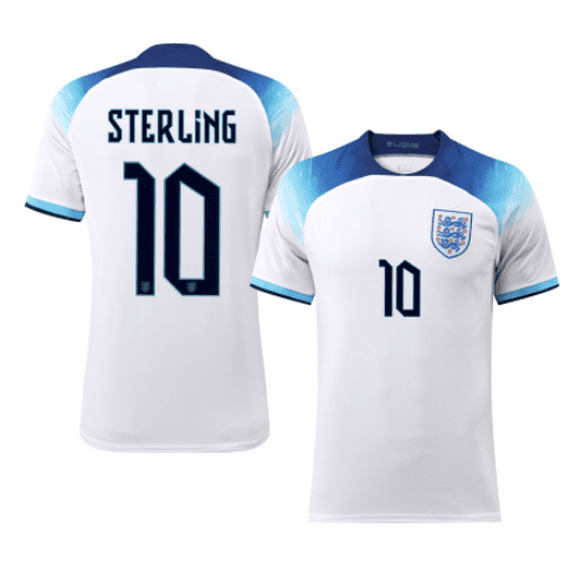 2022 Men's and Women's England World Cup Football Team Jersey STERLING 10# high-quality Short sleeve Tops INS fashion sport running Soccer Uniforms SIZE XS-XXL