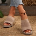 thumbnail image 2 of Wedge Orthopedic Slides Sandals for Women Plantar Fasciitis Comfortable Arch Support Walking Work Slip on, 2 of 6