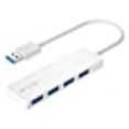 thumbnail image 3 of BYEASY Hub USB, Hub USB 3.0 4 Ports, Hub de Données Portable Slim Applicable pour iMac Pro, MacBook Air, Mac Mini/Pro, Surface Pro, PC Portable, Ordinateur Portable, Clés USB, Tesla Modèle 3 et HDD Mobile (Blanc), 3 of 15
