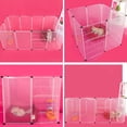 thumbnail image 3 of Versatile Expandable Pet Playpen Barrier With Door For Indoor And Outdoor Use Durable Metal Exercise Enclosure Portable Fence Easy Setup For Cats Puppies Rabbits 6PCS, 3 of 6