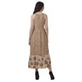 thumbnail image 4 of Moomaya Robe Imprimée Femme Fête Mariage Tenue de Fête Col Licou Robe Maxi en Rayonne, 4 of 4