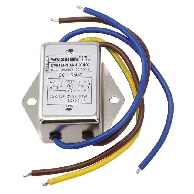 Anti-Interference Ac 250V Power Filter Emi Line Audio Purifier Cw1B-L 3A/6A/10A