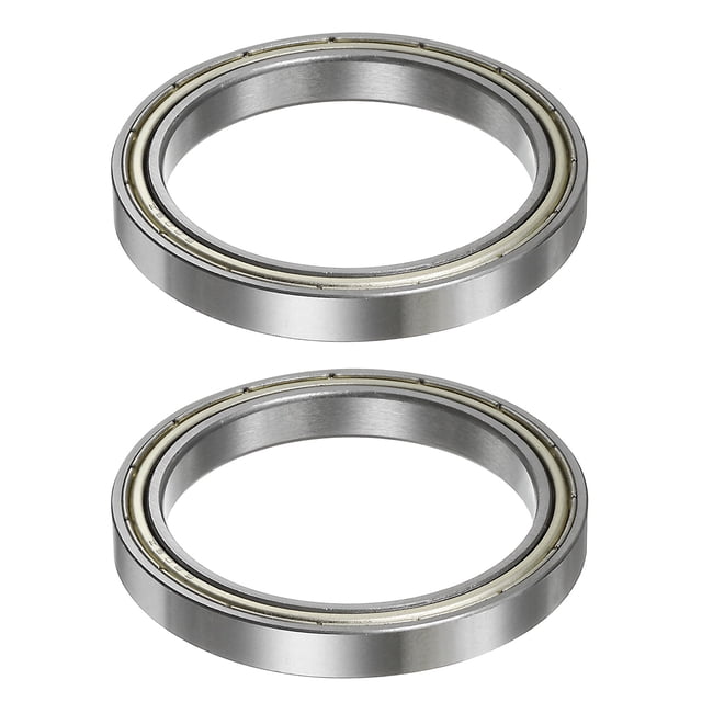 Unique Bargains 6809ZZ Roulements à Billes 45mmx58mmx7mm Acier Chromé ABEC3 à Double Écran Lot de 2