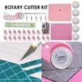 thumbnail image 4 of Rotary Cutter Tool Kit  Rotary Fabric Cutter Set  Fabric Cutter with Cutting Mat  Patchwork Ruler  Carving Knife  Rotary Cutter Kit for Quilting and Sewing, 4 of 11