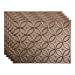 thumbnail image 3 of FASÃ„DE Rings Decorative Vinyl 18in x 24in Backsplash Panel in Argent Bronze (5 Pack), 3 of 15