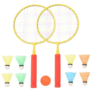 UPGRATOR 1 Set Children Badminton Racket Nbr Training Tool for Outdoor Sports Round Design Kids Friendly