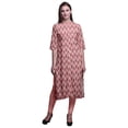 thumbnail image 1 of Bimba Kurta Longue Droite pour Femmes Coupe Régulière Tunique Kurti Décontractée Moyen, 1 of 6