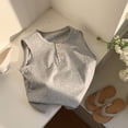 thumbnail image 3 of Plebaso Débardeurs pour Enfants en Coton Garçons Filles Camisoles Sans Manches Décontractées Col Rond Confortables T-Shirts d'Été, 3 of 4