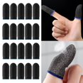 thumbnail image 3 of 20 Pieces Gaming Finger Sleeves Sweat Breathable Cover for Mobile Game, 3 of 8