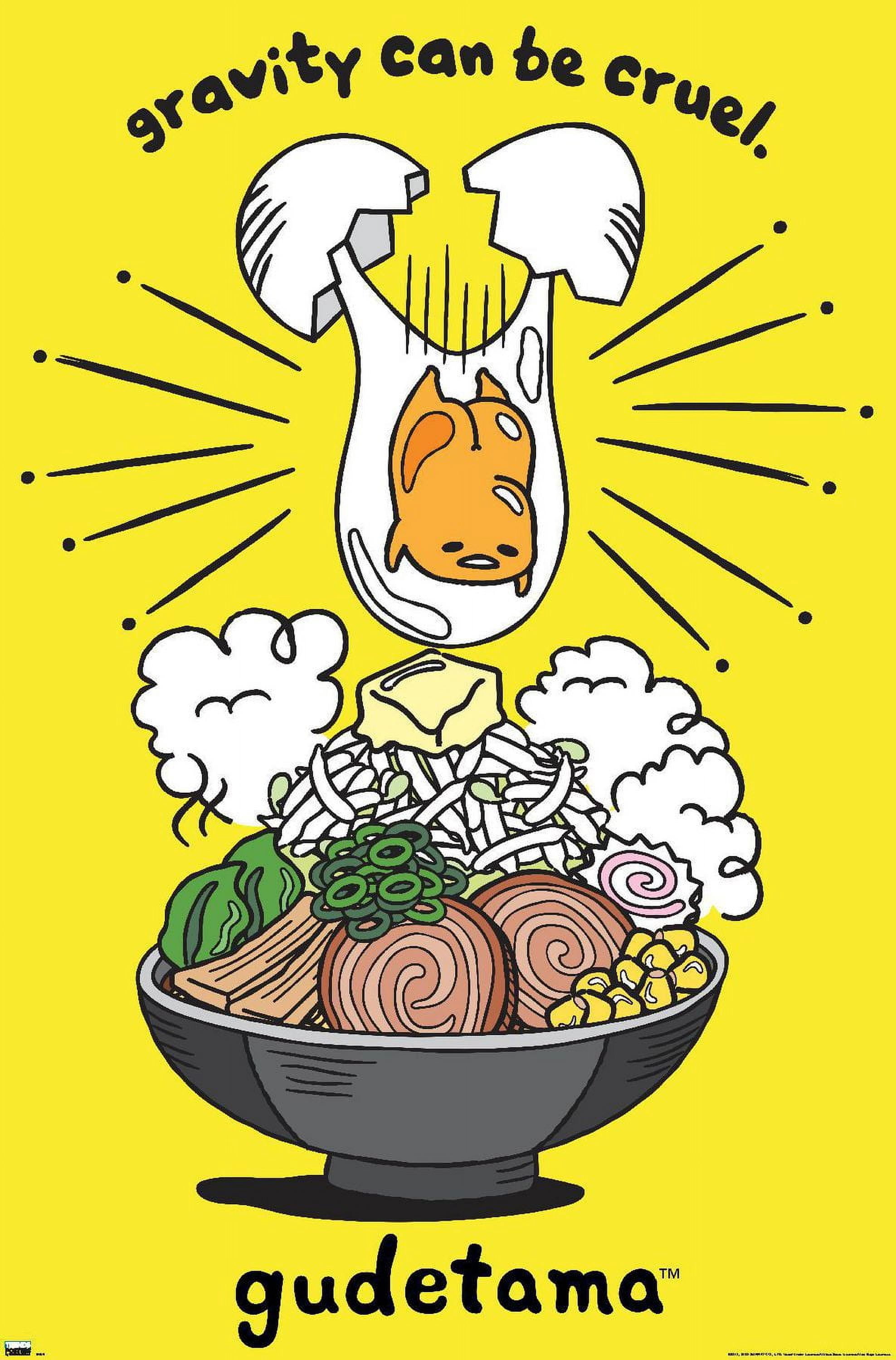 Gudetama - Gravity Wall Poster, 22.375" x 34"