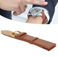 thumbnail image 2 of Ymiko Watch Strap,Unisex Universal Pin Buckle Watch Band PU Leather Replacement Watch Strap Accessory Brown,Pin Buckle Watch Band, 2 of 8