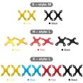 thumbnail image 3 of Generic H-Style & X-Style Skateboard Shock Absorber Pads - Anti-Sink Longboard Risers, 4 Outer Holes, Black, Aluminum Alloy, Multiple Sizes & Colors, 3 of 4