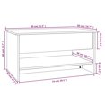 thumbnail image 4 of vidaXL Coffee Table High Gloss White 80x50x40 cm Engineered Wood, 4 of 5