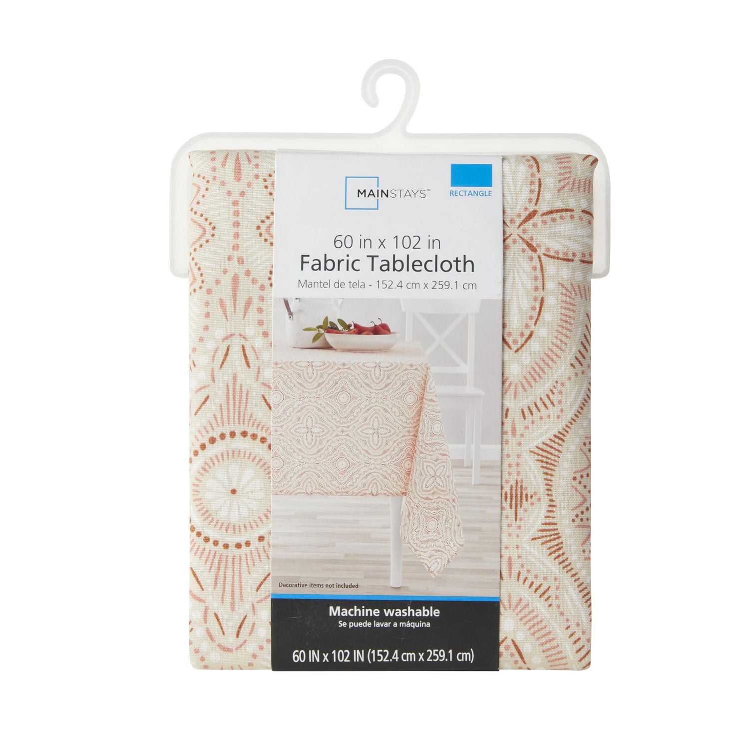 Mainstays Fabric Tablecloth