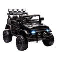 thumbnail image 1 of 12V Electric Kids Ride On Car with Remote Control, Electric Truck with 5MPH Max Speed, Steering Wheel, Accelerator Pedal, Treaded Tires, Music and Story,Ride On Toy for Kids Ages 37-96 Months, 1 of 7