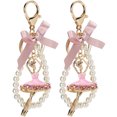 thumbnail image 4 of Fosa Pendentif Porte-Clés Posséder une Structure Robuste Durable Pendentif de Bande Dessinée Résistant aux Rayures, 2Pcs Amis de la Famille pour Bureau Scolaire, 4 of 8