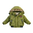 thumbnail image 1 of Boy Hooded Puffer Jacket Thick Long Sleeve Winter Warm Coat, 1 of 6