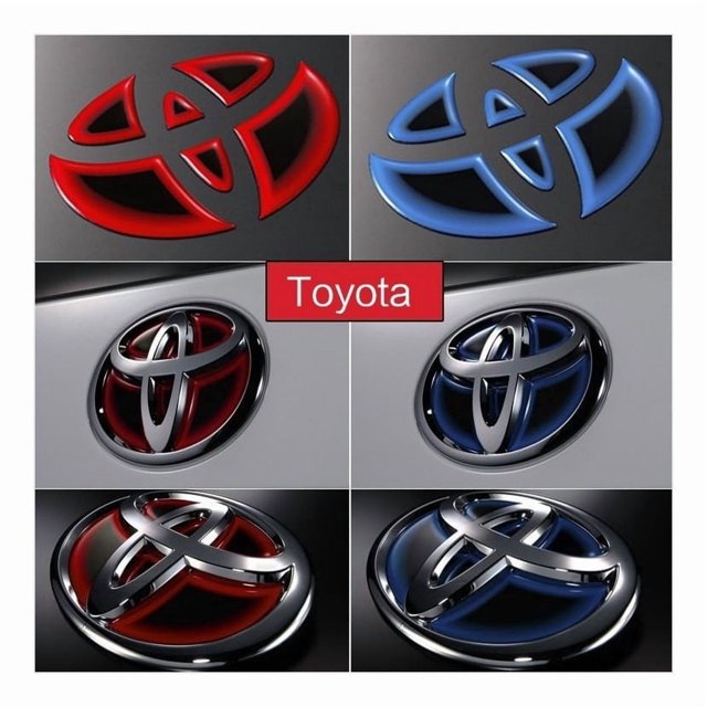 Toyota Car Steering Wheel Logo Decal