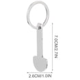 thumbnail image 2 of SHISUYAN 6pcs Trolley Tokens Key Ring Metal Small Tokens Shopping Cart Tokens Portable Cart Tokens, 2 of 9