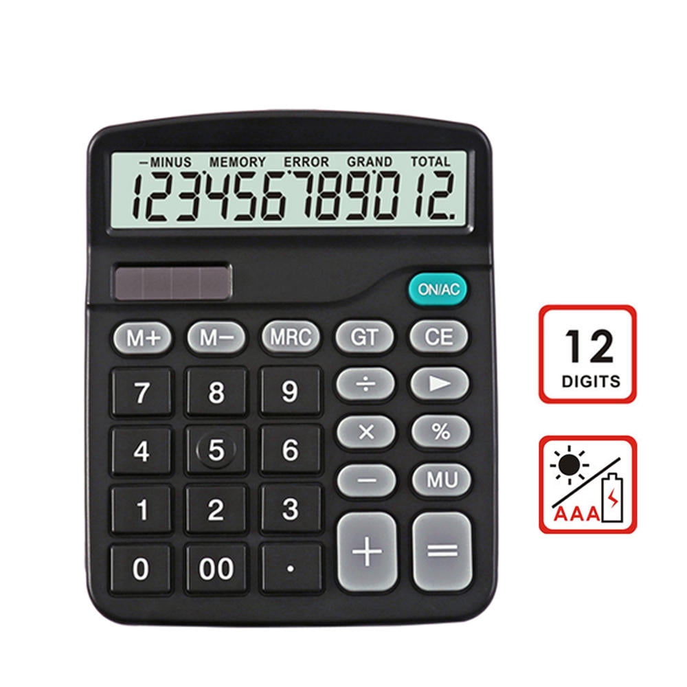12-Digit Hybrid Power Electronic Calculator, Foska®