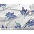 thumbnail image 3 of Soimoi polyester Crepe Fabric Lavender Flower Print Fabric by the Yard 52 Inch Wide, 3 of 3