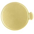 thumbnail image 2 of MesaSe 100pcs Practical Cake Pad Multipurpose Greaseproof Mousse Cake Board Gold Paper Cupcake Mat for Home Kitchen Parties New - D, 2 of 2