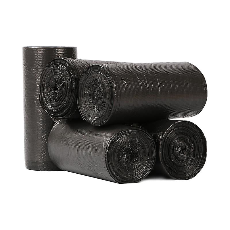 Trash Bags, Small Trash Bags With Handle For Office, Kitchen, Bedroom, Colorful Portable Trash Cans, Garbage Bags, 100 Units Black