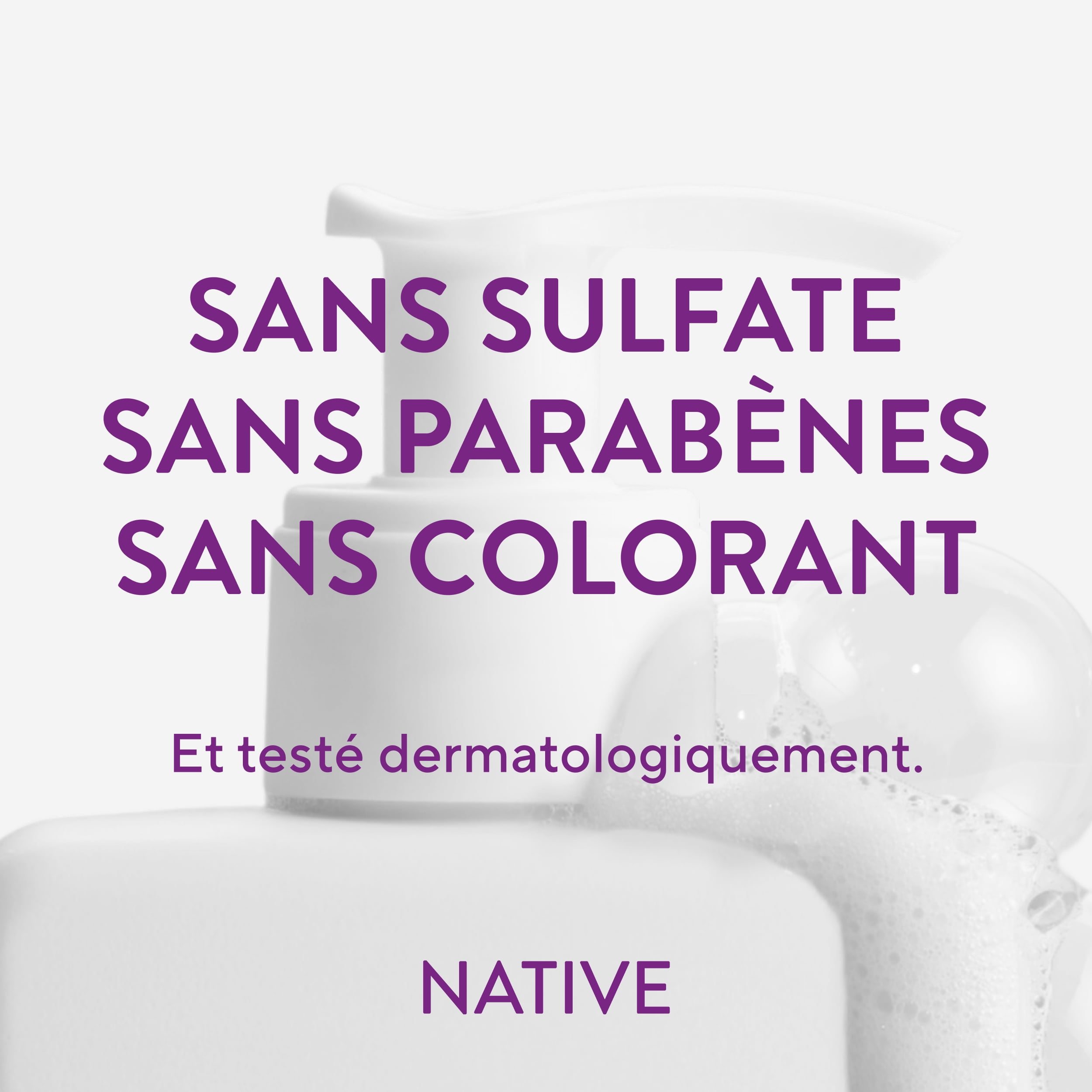 Nettoyant en profondeur pour le visage Native, pour peau grasse à mixte, sans sulfate, avec acide salicylique et eucalyptus, testé dermatologiquement, 370 mL