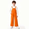 thumbnail image 3 of Children's Solid Color Pocket Jumpsuit, Mid Size Casual Overalls for Adults, Comfortable and Versatile, 3 of 8