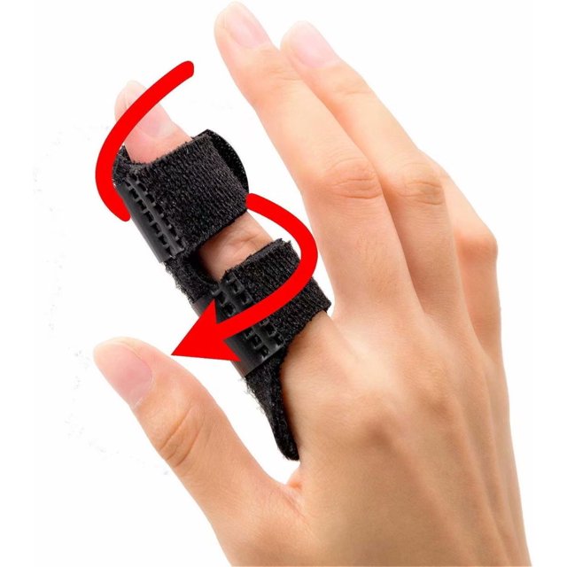 Finger Brace Splint, Pinky Finger Splint with Rigid Support to Immobilize Finger Joint & Relieve Pain for Trigger Finger,Arthritis