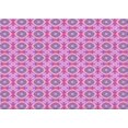 thumbnail image 1 of Ahgly Tapis Rectangulaire Lavable en Machine Orchidée Violet, 5 Pieds x 7 Pieds, 1 of 7