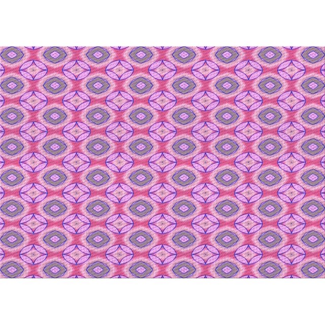 Ahgly Tapis Rectangulaire Lavable en Machine Orchidée Violet, 5 Pieds x 7 Pieds