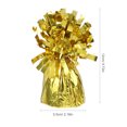 thumbnail image 2 of Luxshiny 6pcs Weights for Balloons Golden PVC Prevent Balloons from Floating Away for Weddings Events, 2 of 6