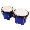 thumbnail image 1 of HILABEE 4" 5" Bongo Percussion Drum Set Tuning Drum Montessori Percussion Instrument for Dark Blue, 1 of 9