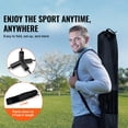 thumbnail image 2 of KFFKFF Ensemble de Filet Multisport, Hauteur Ajustable pour Badminton, Volleyball, Pickleball et Tennis, Largeur de 17 Pi, Conception Pliable et Portable avec Poteaux, Base et Sac de Voyage, 2 of 9