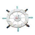 thumbnail image 3 of Nautical Beach Wooden Boat Ship Steering Wheel Fishing Net Shell Home Wall Decor(Sail), 3 of 5
