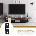 thumbnail image 3 of 1 Pair Sound Bar Mount Shelf Sound bar Wall Mount Holder Speaker Support Bracket, 3 of 9