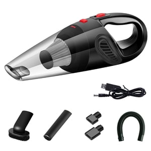 Yeacher Détergent à vide pour voiture 120W 6000Pa Charge rapide à vide portatif à forte aspiration
