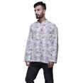 thumbnail image 2 of Atasi Kurta Traditionnel en Coton Imprimé à Col Mandarin pour Hommes Chemise Décontractée, 2 of 5