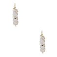 thumbnail image 1 of yingyy Wire Wrapped Charm Hanging Pendant Colorful Exquisite Crystal Crafting Necklace Keychains Earrings Accessories White Crystal 2Set, 1 of 6