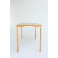 thumbnail image 4 of CHK Table Scandinave / Table Rectangulaire Polyvalente en Placage de Chêne / Bureau d'Ordinateur Ou Table de Salle à Manger, 4 of 7