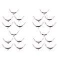 thumbnail image 1 of 20 Metal Frames Snap Clasp Arch Pattern Coin Style Purse Silver, 1 of 9